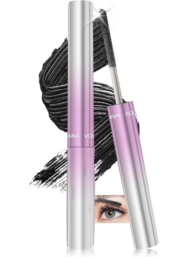 Lestpola Washable Metal Rod Mascara, Black Waterproof Tubing Mascara Volume and Length, 3D Curling Iron Wand, Long Lasting Smudge-Proof Non Clumping Lengthening Fiber Lashes Máscara Eye Makeup for Women-01 - Image 1